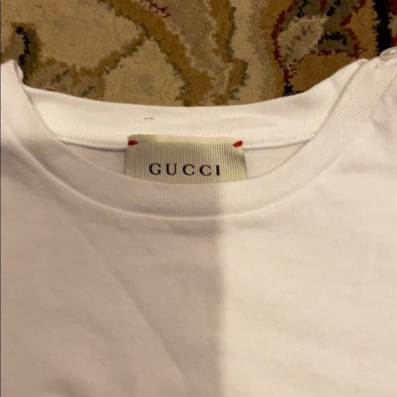 plain white gucci shirt